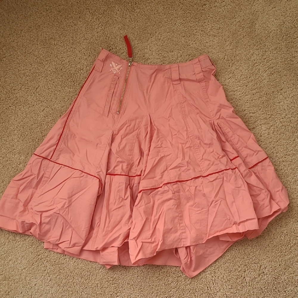 Marithe Francois Girbaud Coral A-Line Skirt